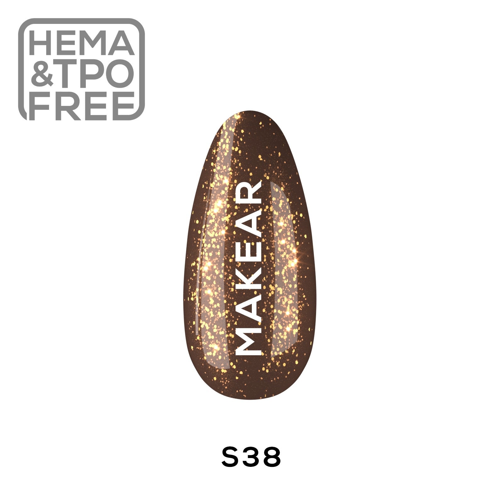 Gelpolish - S38 MAKEAR-Gelpolish-MAKEAR-NR Kosmetik
