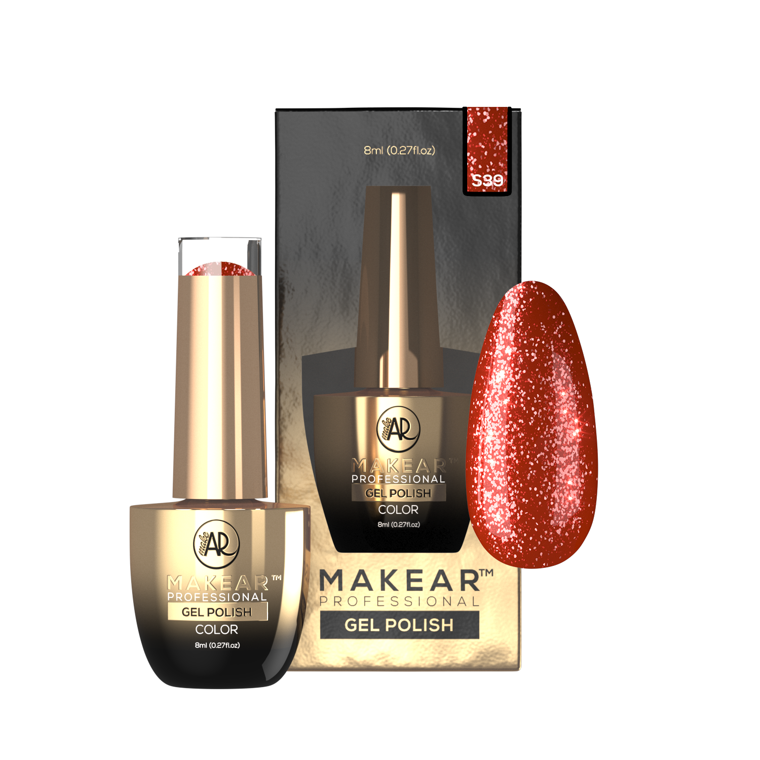 Gelpolish - S39 MAKEAR-Gelpolish-MAKEAR-NR Kosmetik