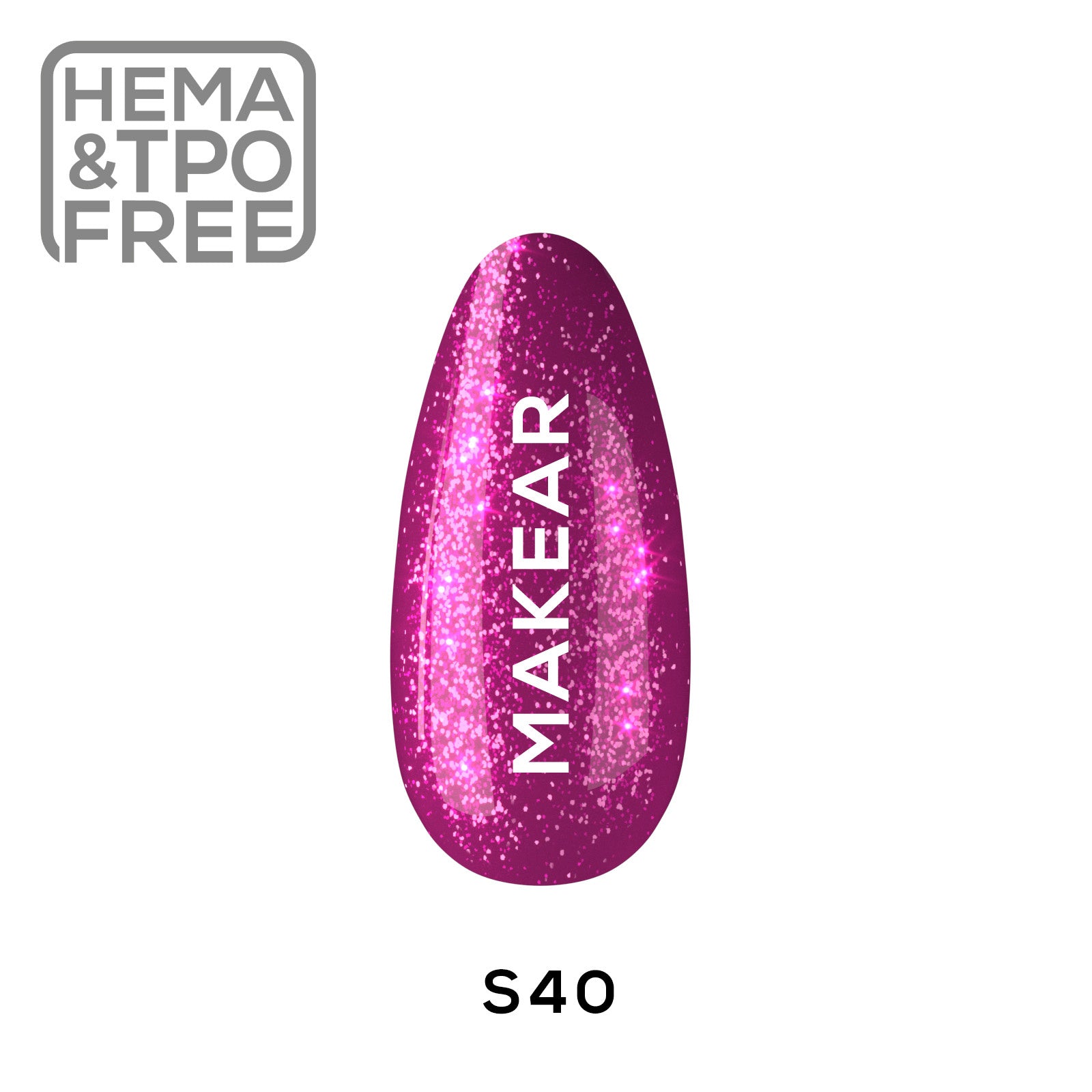 Gelpolish - S40 MAKEAR-Gelpolish-MAKEAR-NR Kosmetik