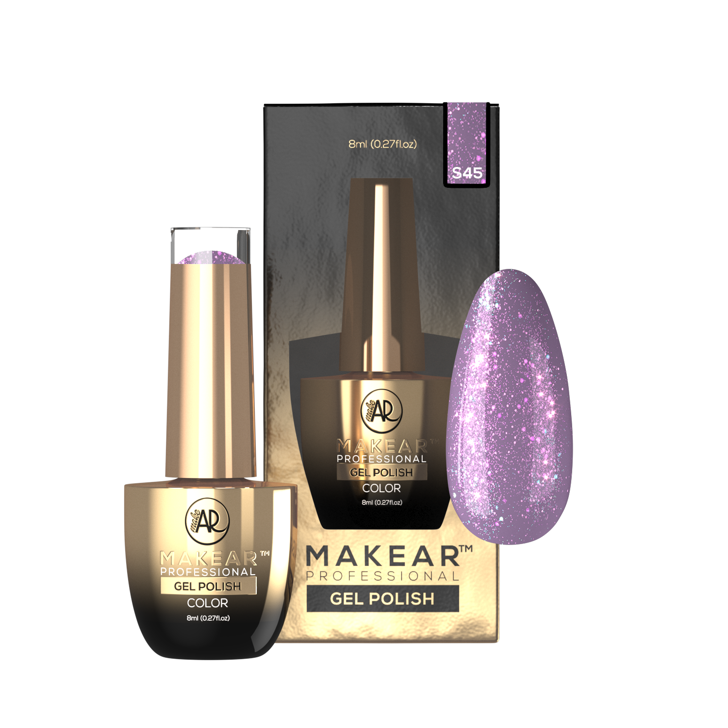 Gelpolish - S45 MAKEAR-Gelpolish-MAKEAR-NR Kosmetik