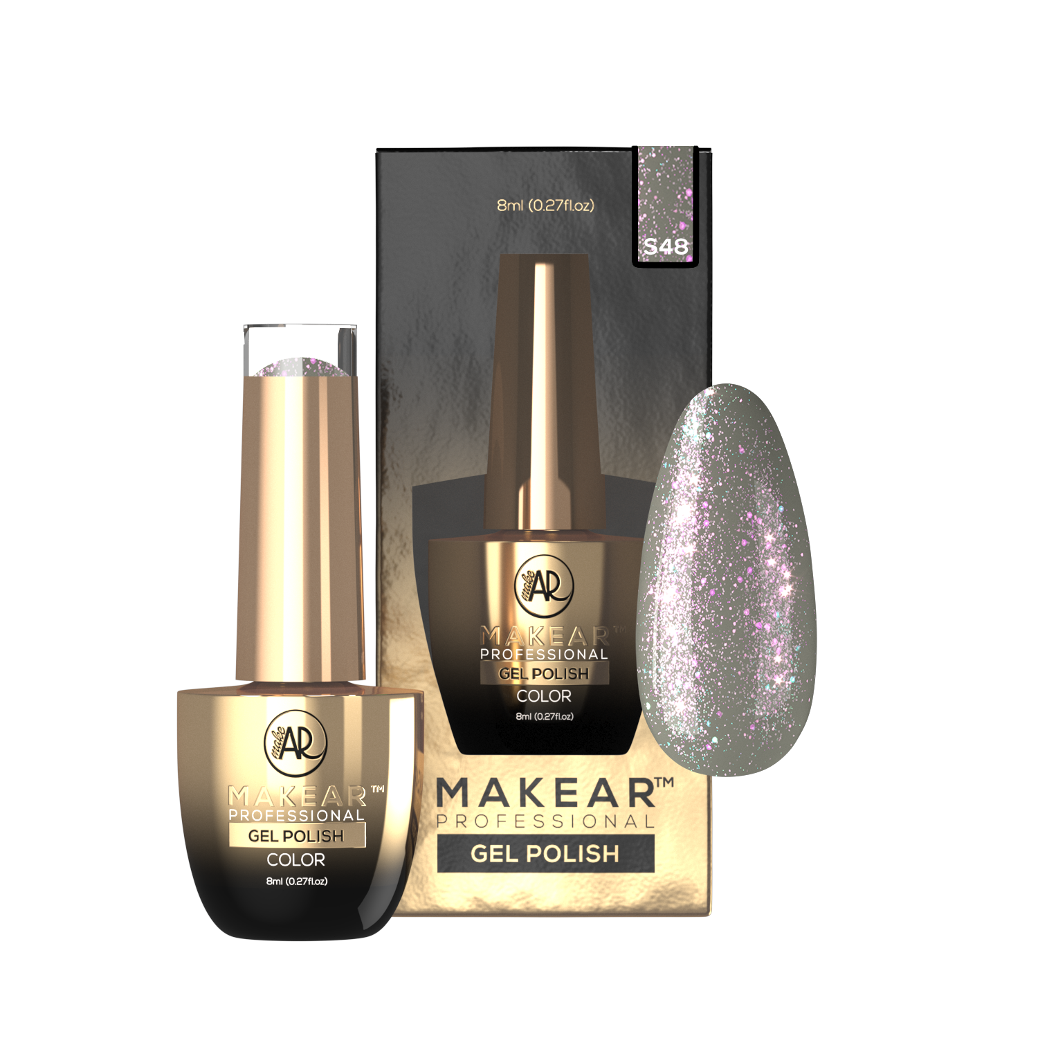Gelpolish - S48 MAKEAR-Gelpolish-MAKEAR-NR Kosmetik
