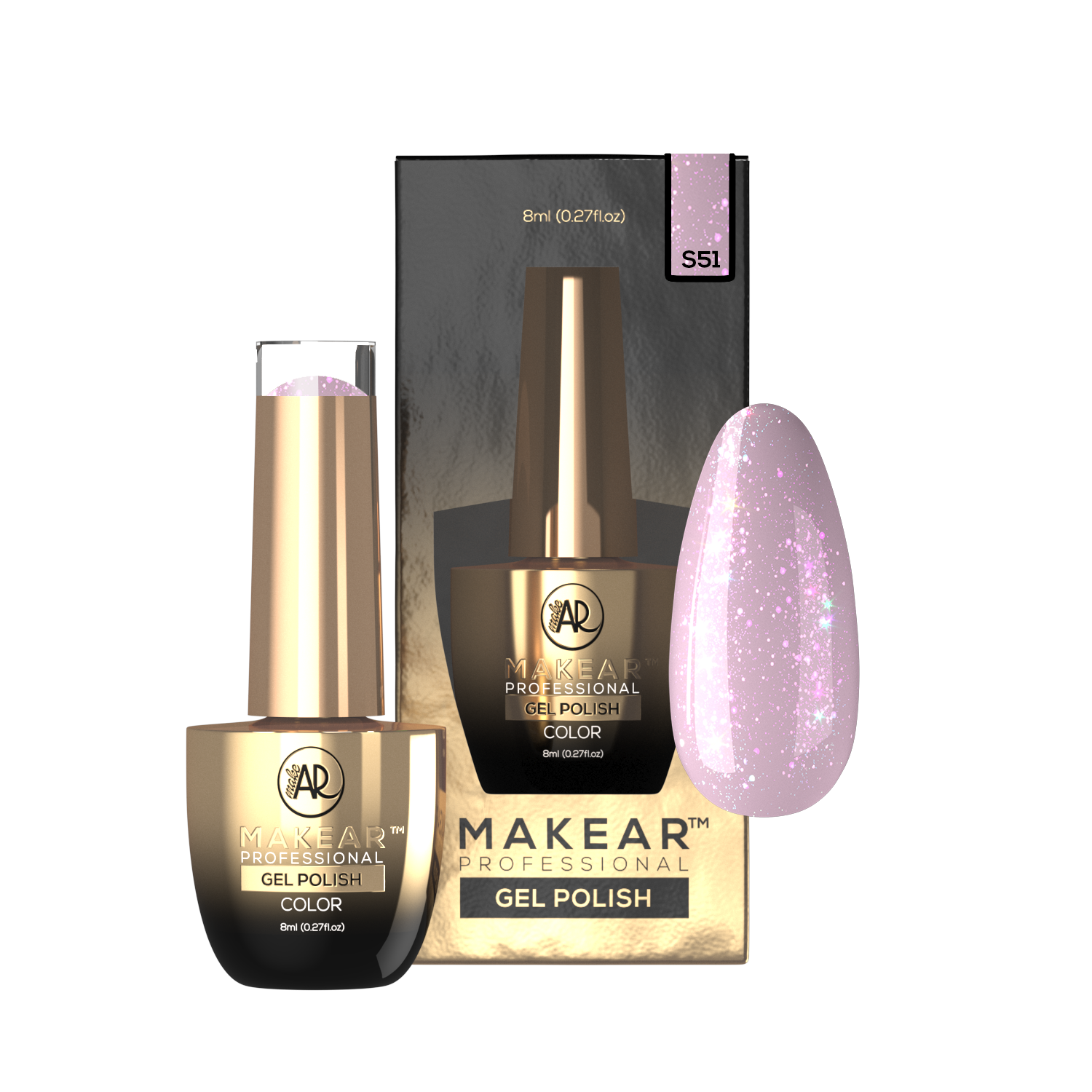 Gelpolish - S51 MAKEAR-Gelpolish-MAKEAR-NR Kosmetik