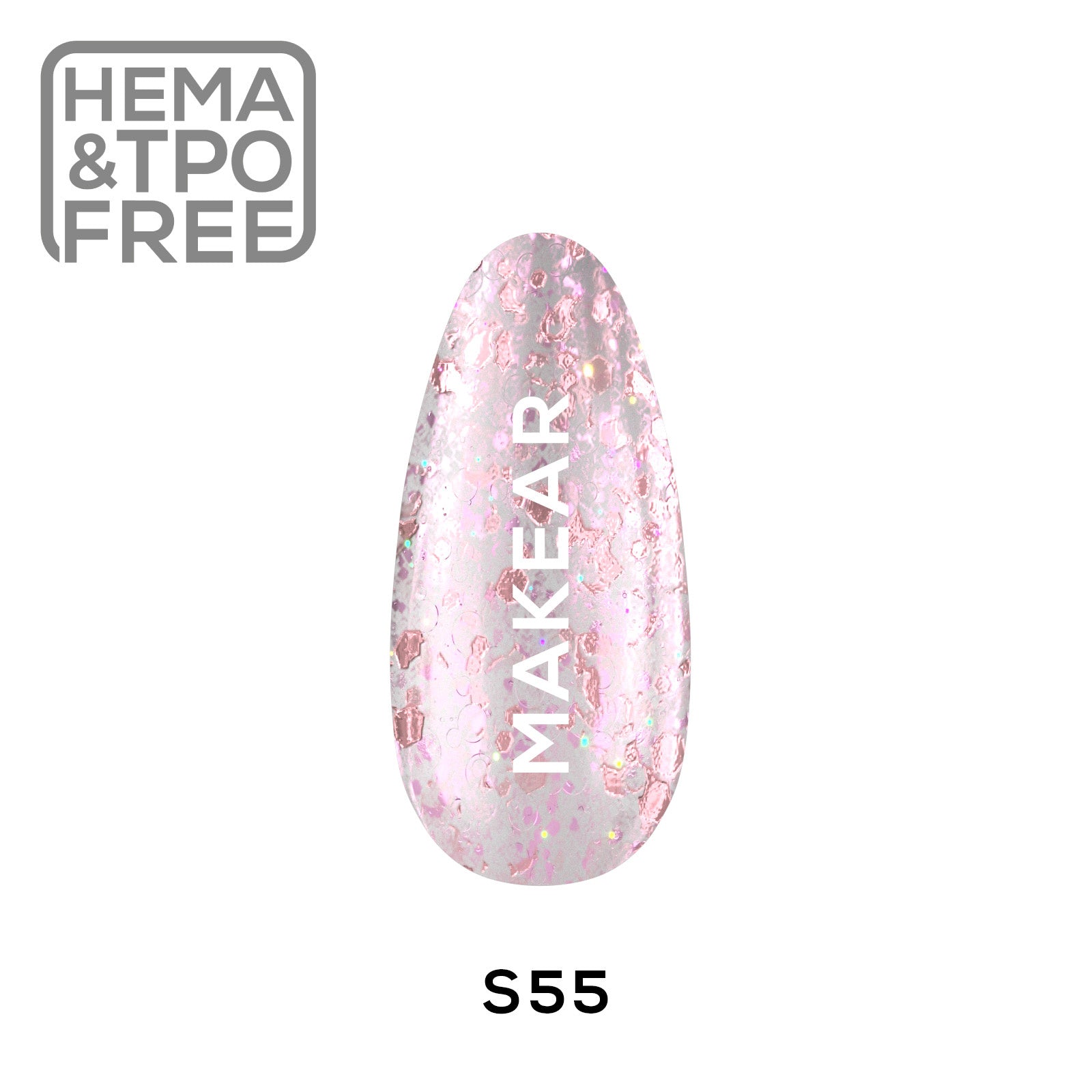 Gelpolish - S55 MAKEAR-Gelpolish-MAKEAR-NR Kosmetik
