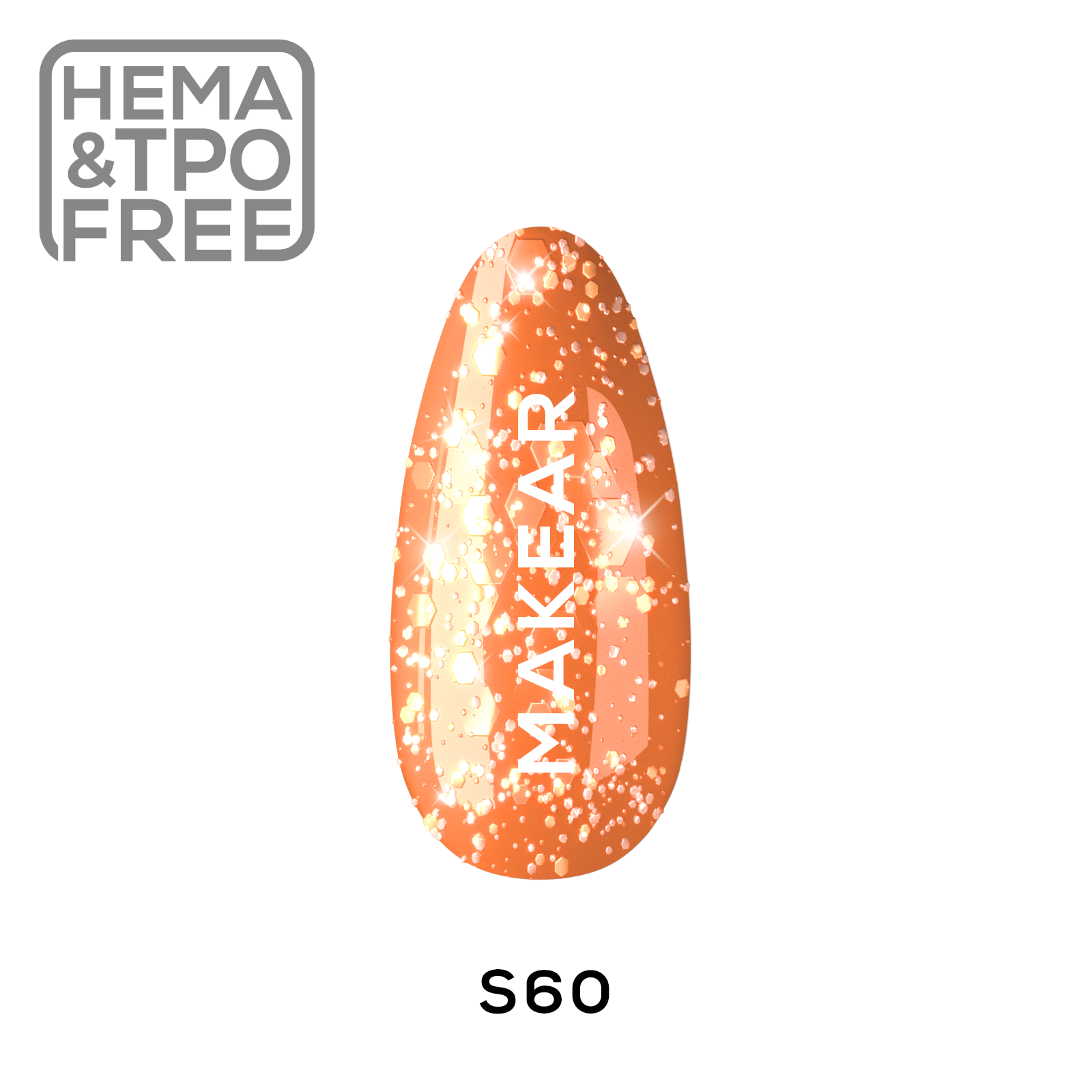 Gelpolish - S60 MAKEAR-Gelpolish-MAKEAR-NR Kosmetik