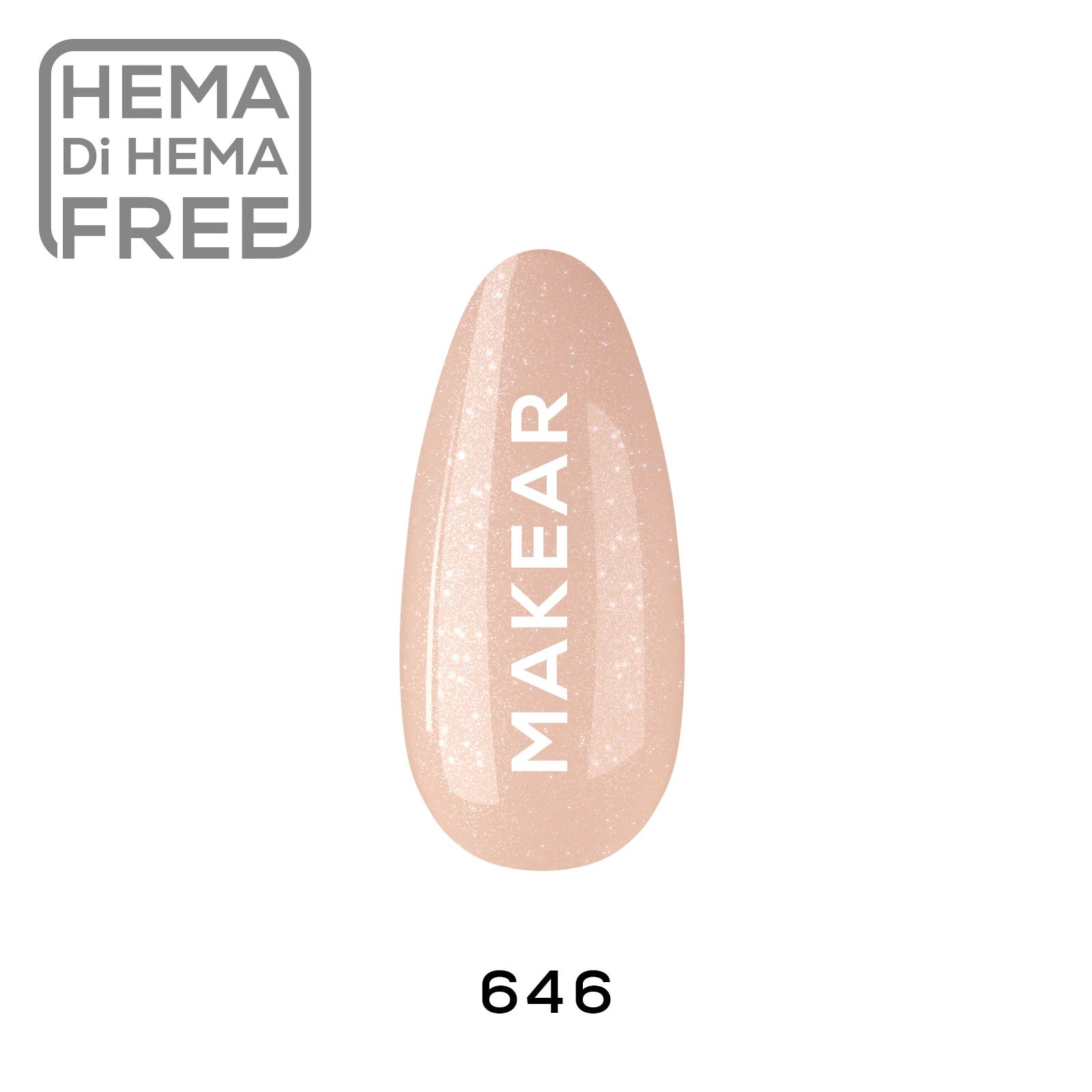 Gelpolish 646 8 ml-Gelpolish-MAKEAR-NR Kosmetik