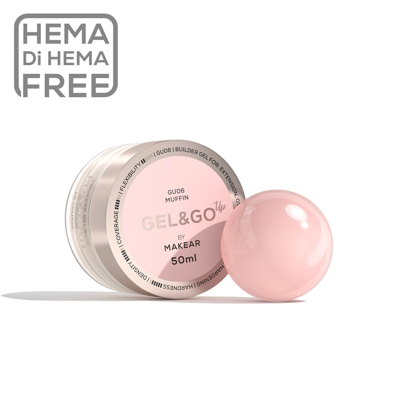 Gel & Go Up GU06 - Muffin-Gele-MAKEAR-50 ml-NR Kosmetik