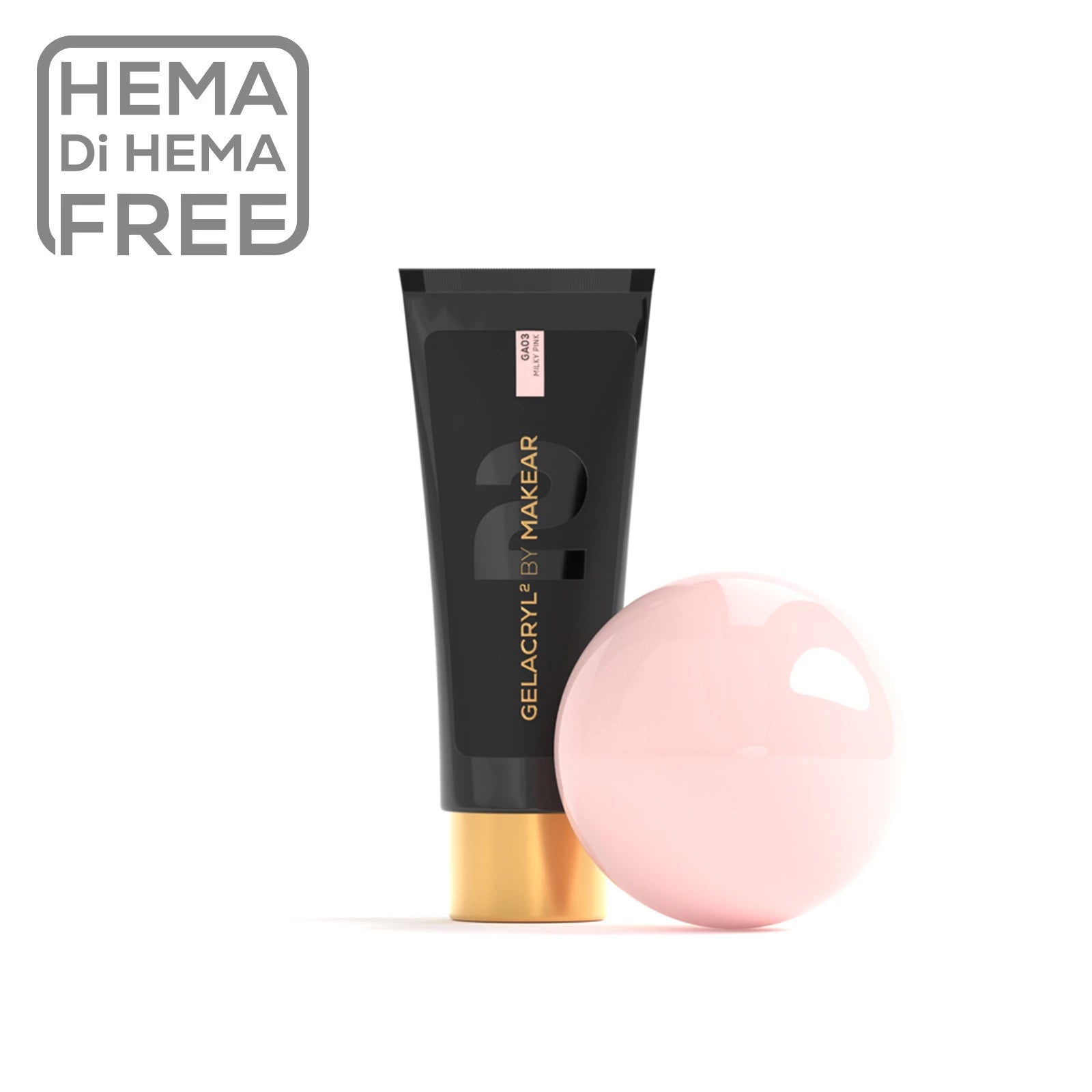 Akrylgel GA03 - Milky Pink-Akrylgel-MAKEAR-30g-NR Kosmetik