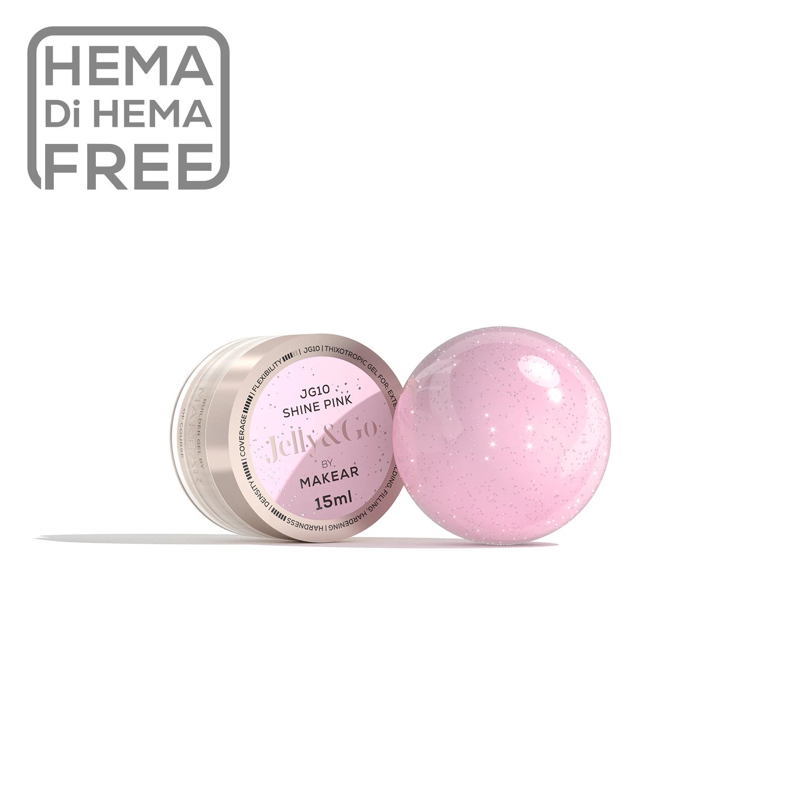 Jelly & Go JG10 - Shine Pink-Gel-MAKEAR-15 ml-NR Kosmetik