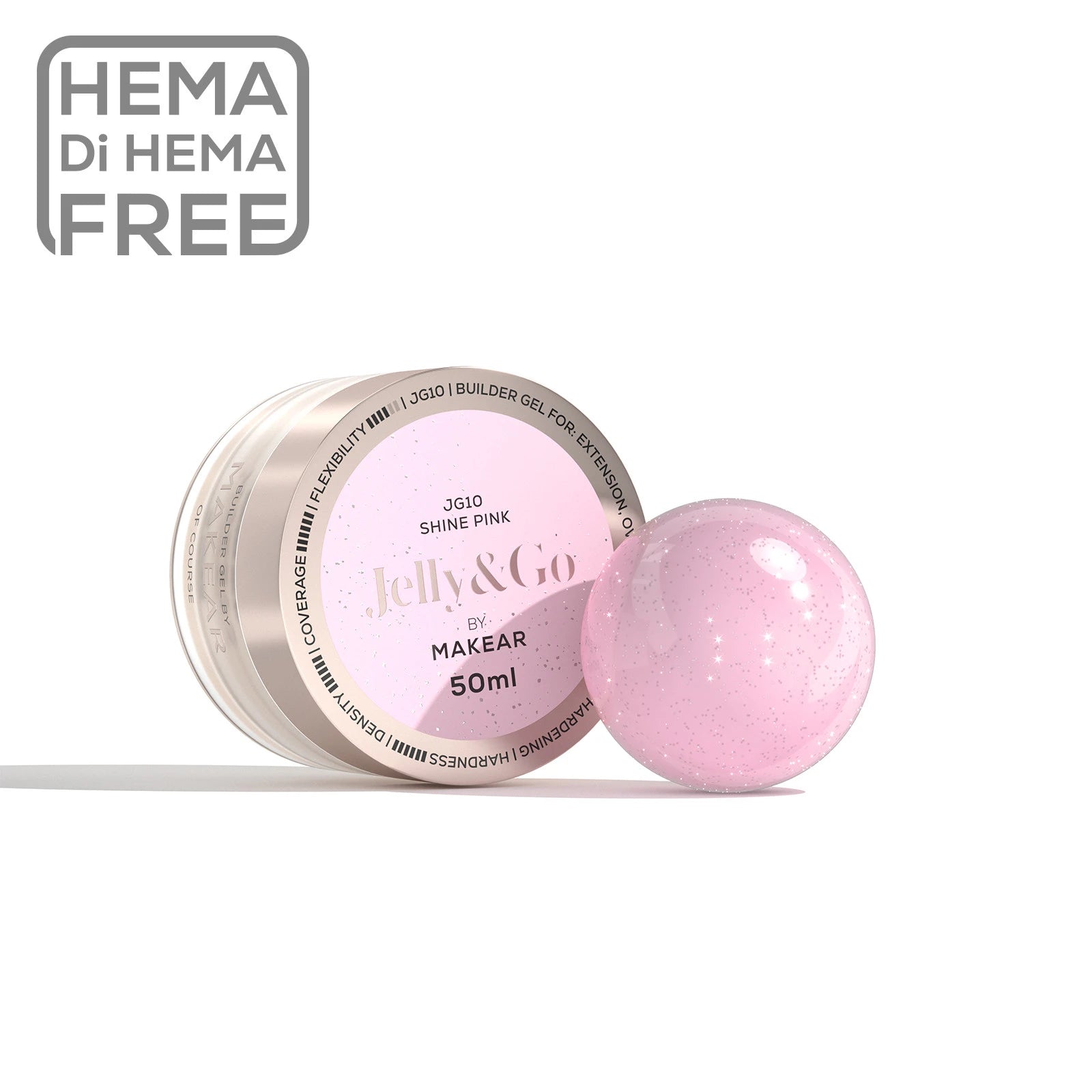 Jelly & Go JG10 - Shine Pink-Gel-MAKEAR-50 ml-NR Kosmetik