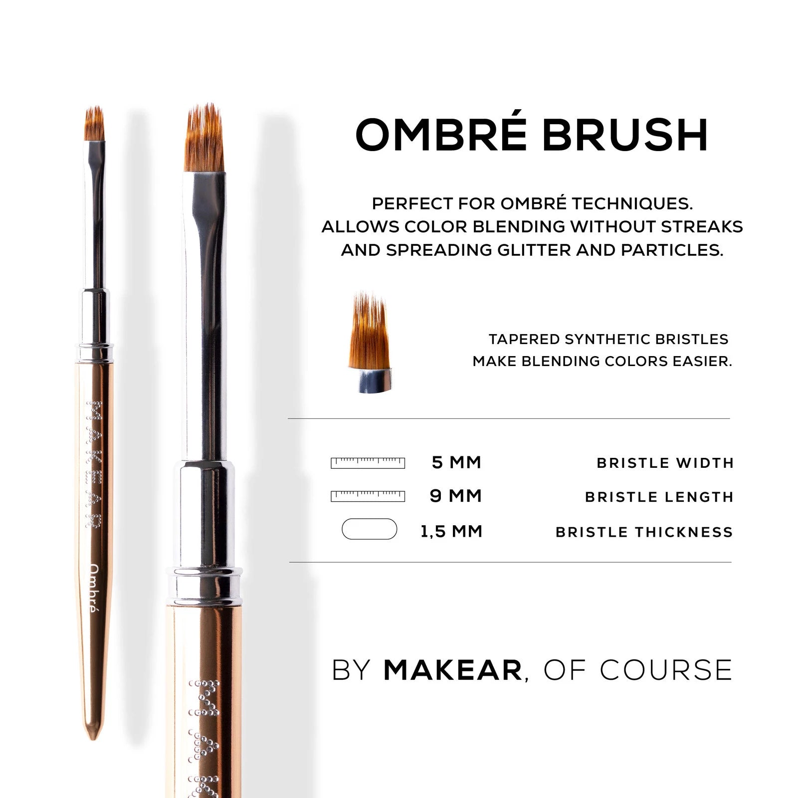 MAKEAR Ombre pensel-Accessories-MAKEAR-NR Kosmetik