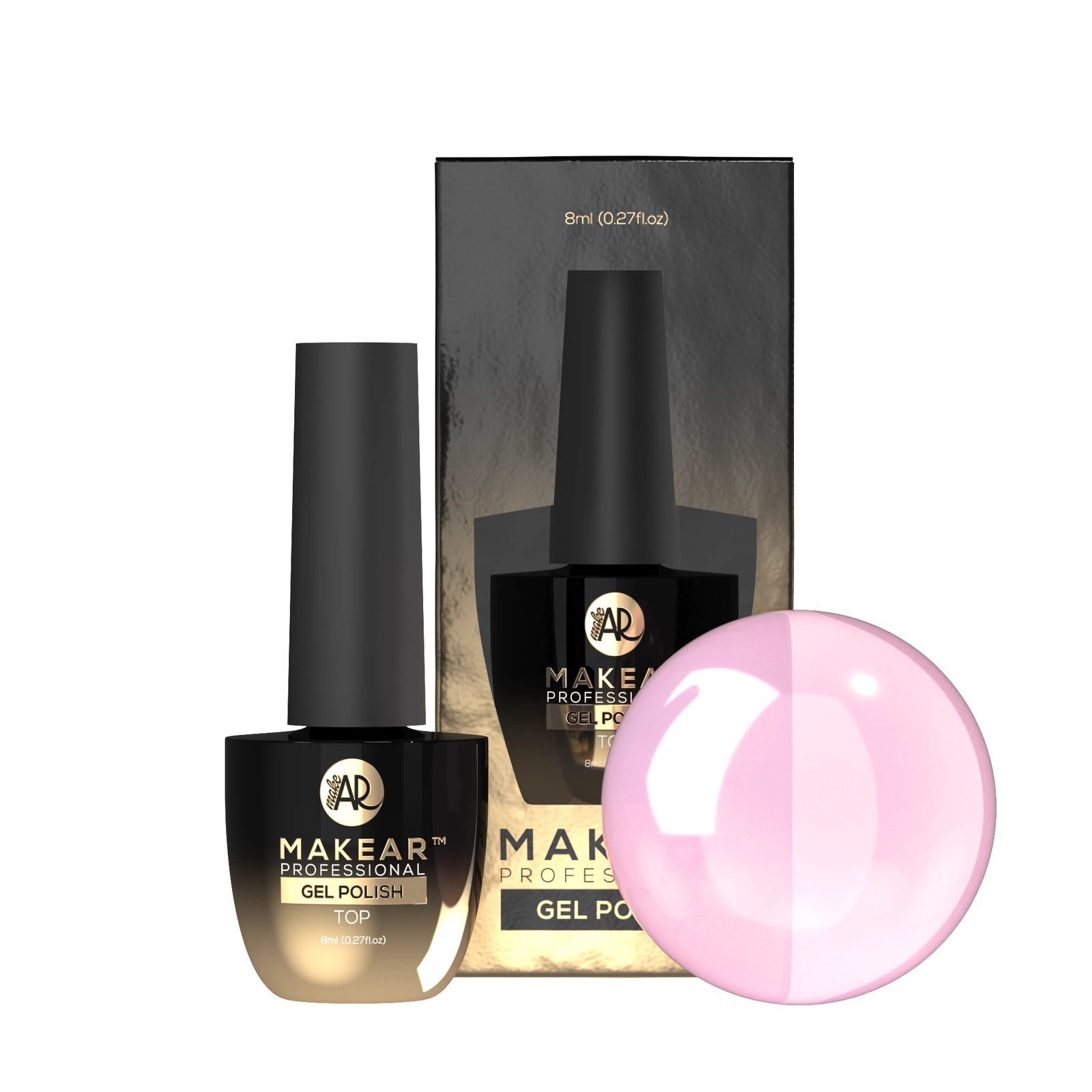 Top No Wipe Milky Candy - 8 ml-Gelpolish Top-MAKEAR-NR Kosmetik