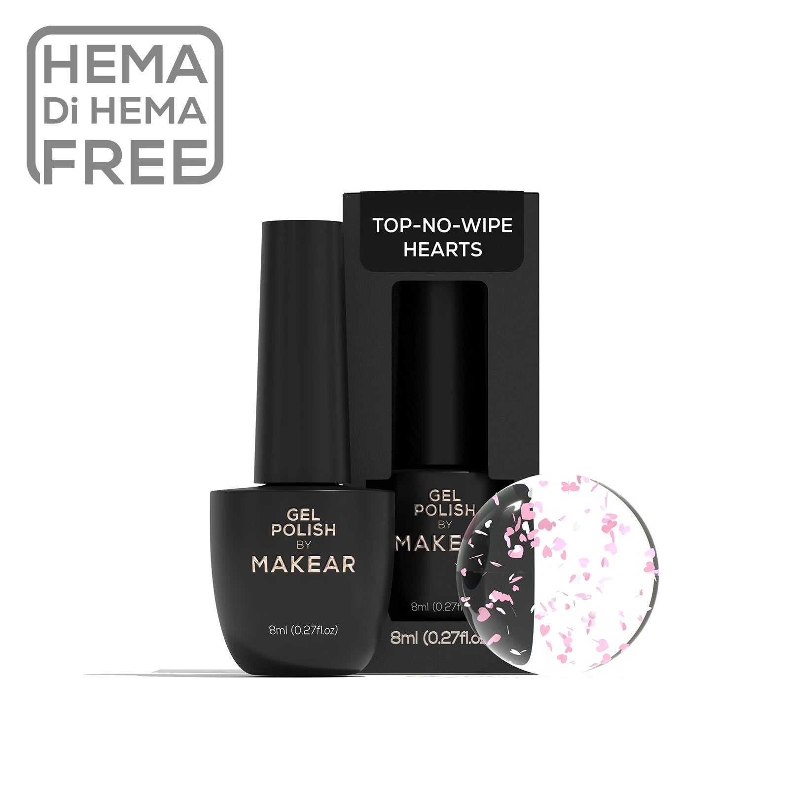 Top No Wipe Hearts - 8 ml-top no-MAKEAR-NR Kosmetik