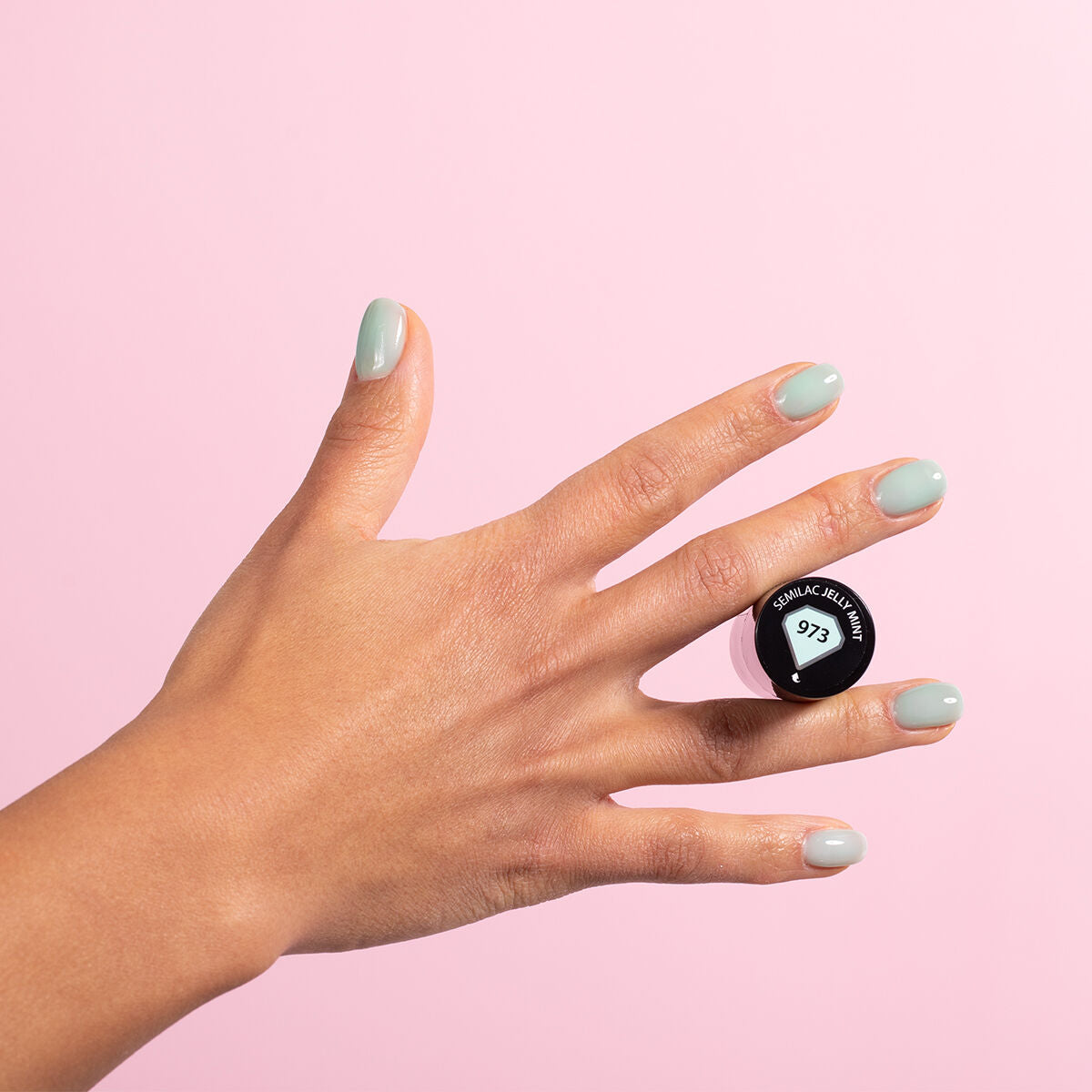 Gelpolish 973 Jelly Mint - 7 ml-Gelpolish-Semilac-NR Kosmetik