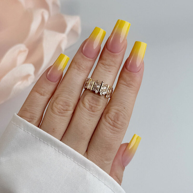 R06 Baby Boomer/Ombre Gel - Lemon - 3g-Nail Art-Clavier-NR Kosmetik
