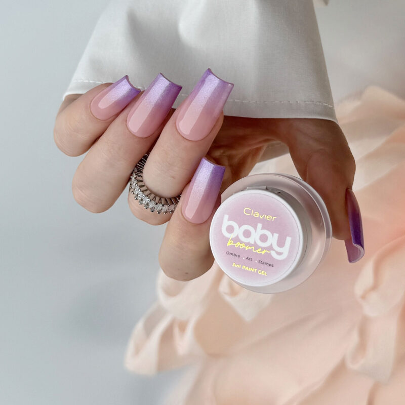 U04 Baby Boomer/Ombre Gel - Violina - 3 g-Nail Art-Clavier-NR Kosmetik