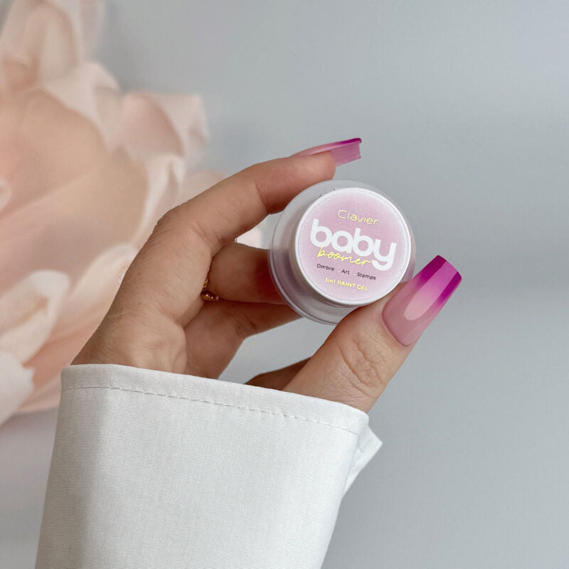 R01 Baby Boomer/Ombre Gel - Cherry - 3 g-Nail Art-Clavier-NR Kosmetik