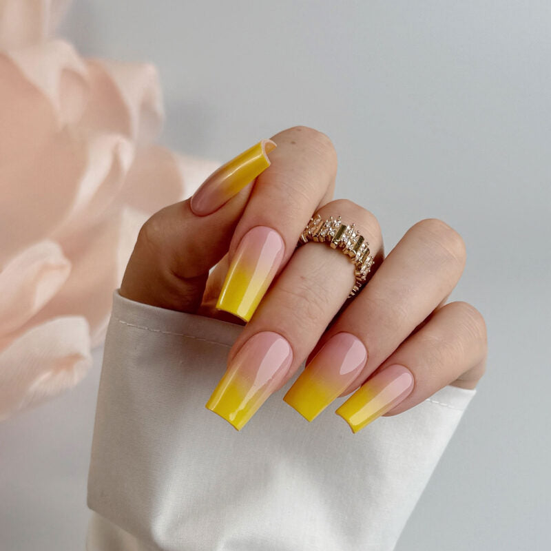 R06 Baby Boomer/Ombre Gel - Lemon - 3g-Nail Art-Clavier-NR Kosmetik