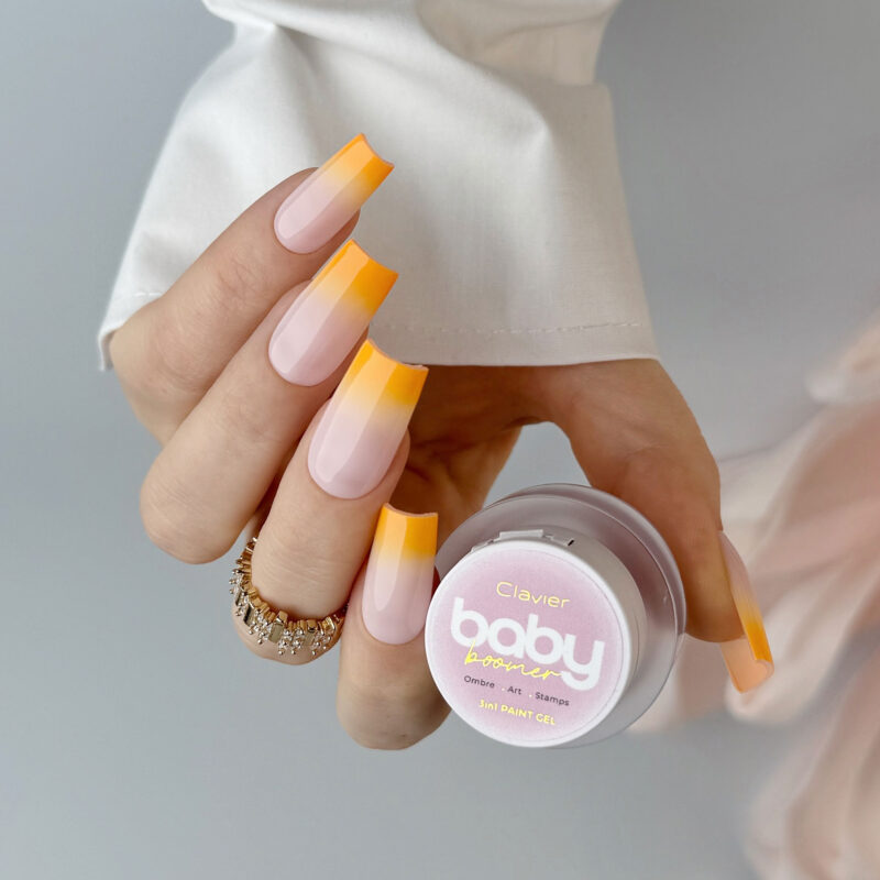 P09 Baby Boomer/Ombre Gel - Orangelle - 3g-Nail Art-Clavier-NR Kosmetik
