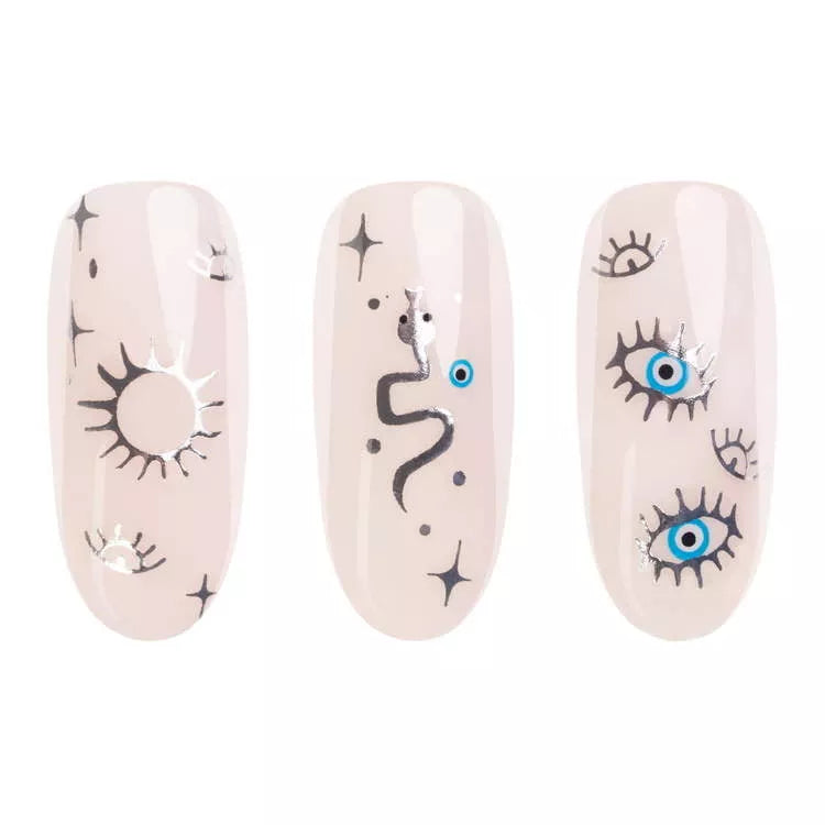 Nail Stickers - Boho Silver-Neglepynt-NeoNail-NR Kosmetik