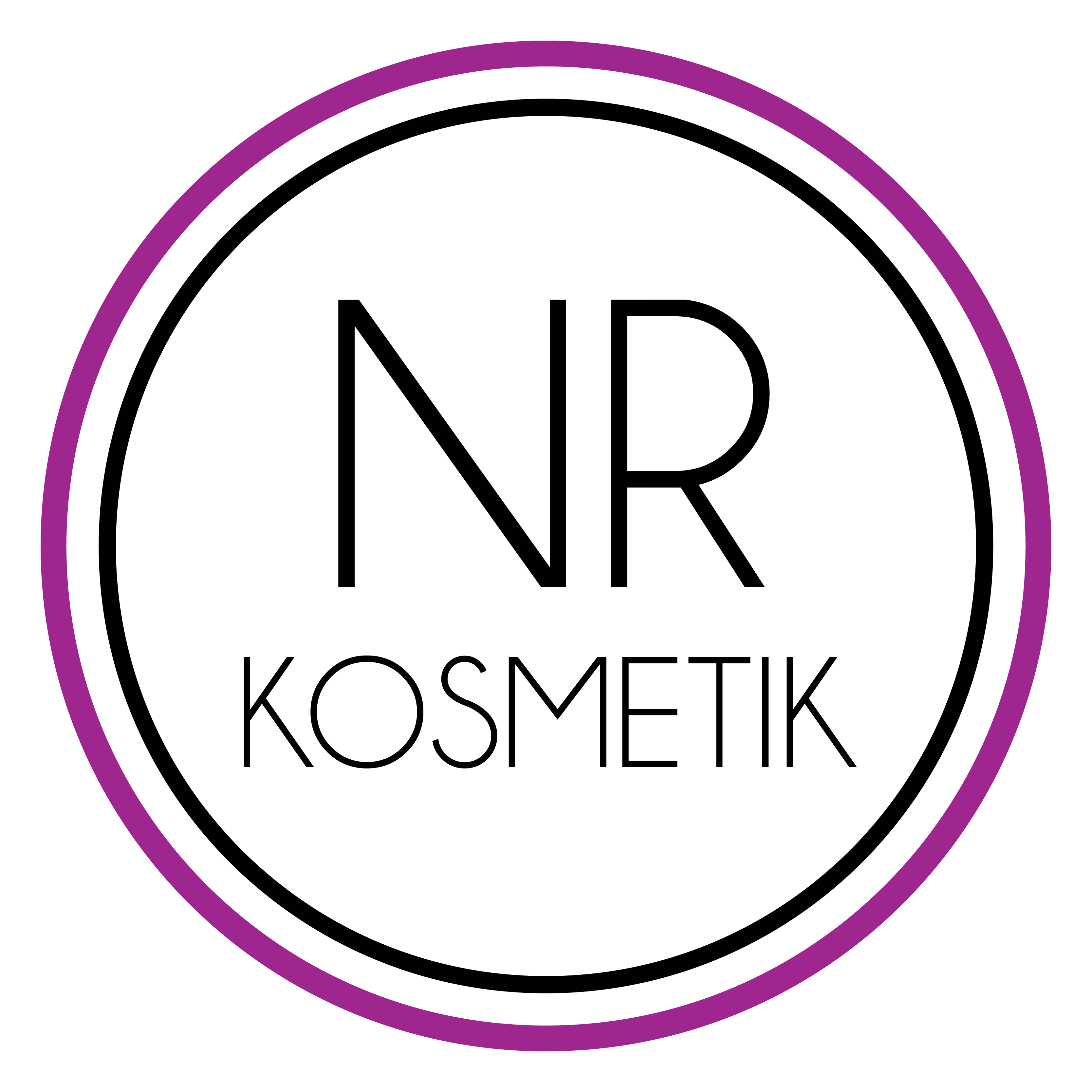 NR Kosmetik logo - førsteklasses negle- og vippeprodukter online butik