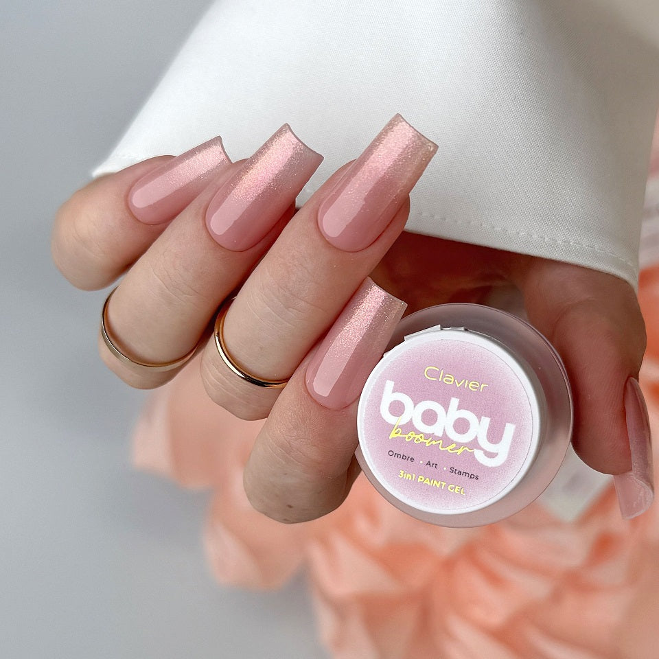 S01 Baby Boomer/Ombre Gel - Shimmer - 3 g-Nail Art-Clavier-NR Kosmetik