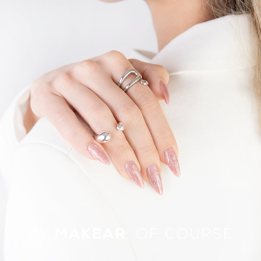 ChallenGel HG16 - Nude Shimmer-uv gel opbygning-MAKEAR-15 ml-NR Kosmetik
