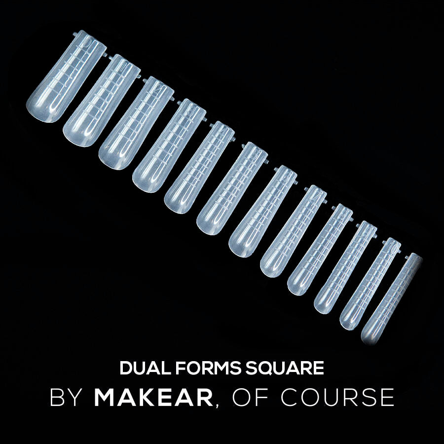 Akrylgel Dual Forms - Upper Square - 120 stk-Akrylgel-MAKEAR-NR Kosmetik