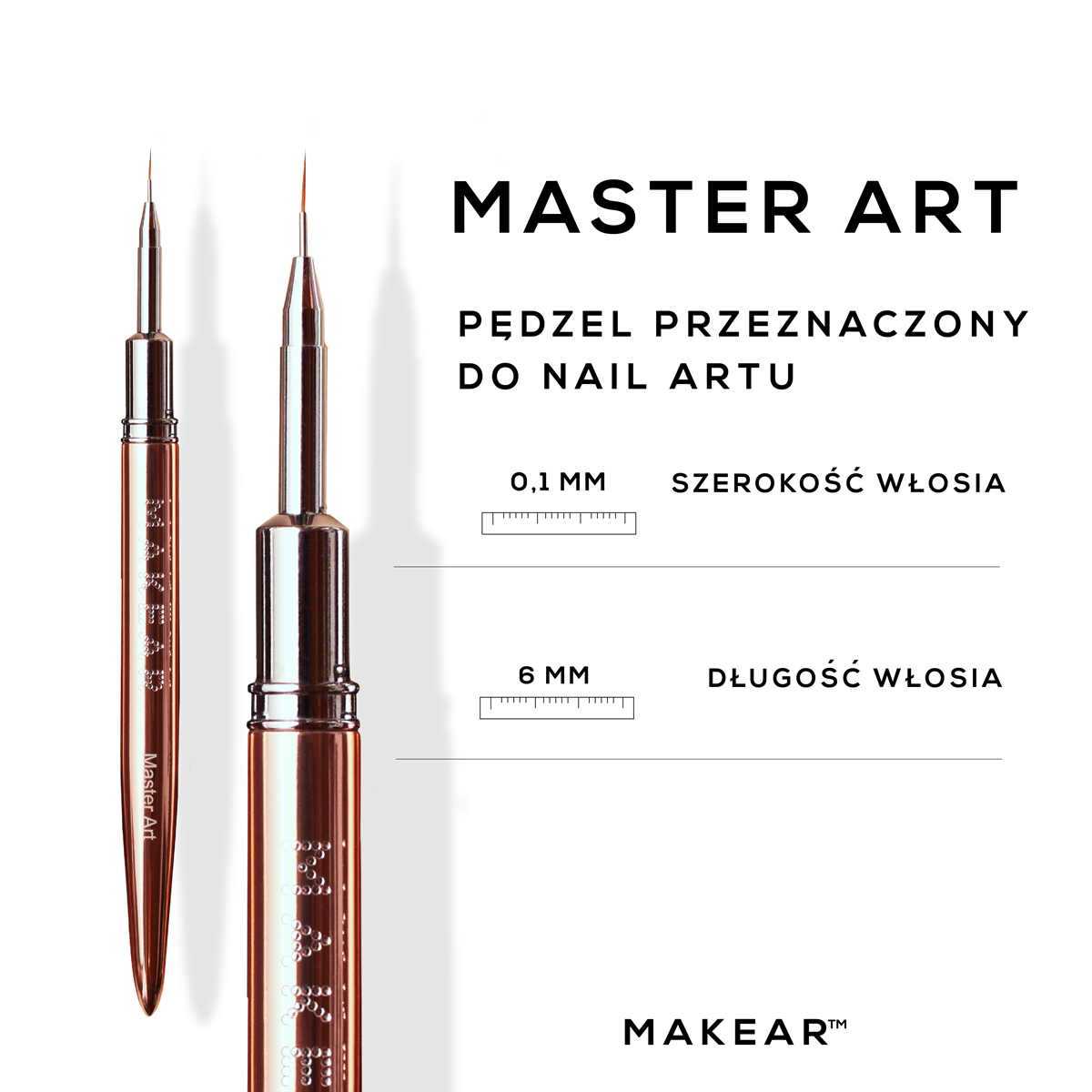 Pensel Master Art - 6mm-Pensler-MAKEAR-NR Kosmetik