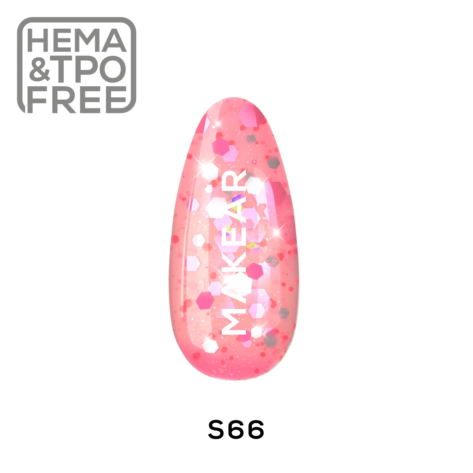 Gelpolish - S66 MAKEAR-Gelpolish-MAKEAR-NR Kosmetik