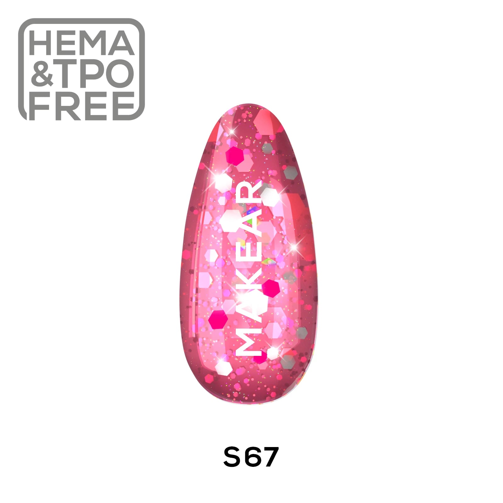 Gelpolish - S67 MAKEAR-Gelpolish-MAKEAR-NR Kosmetik