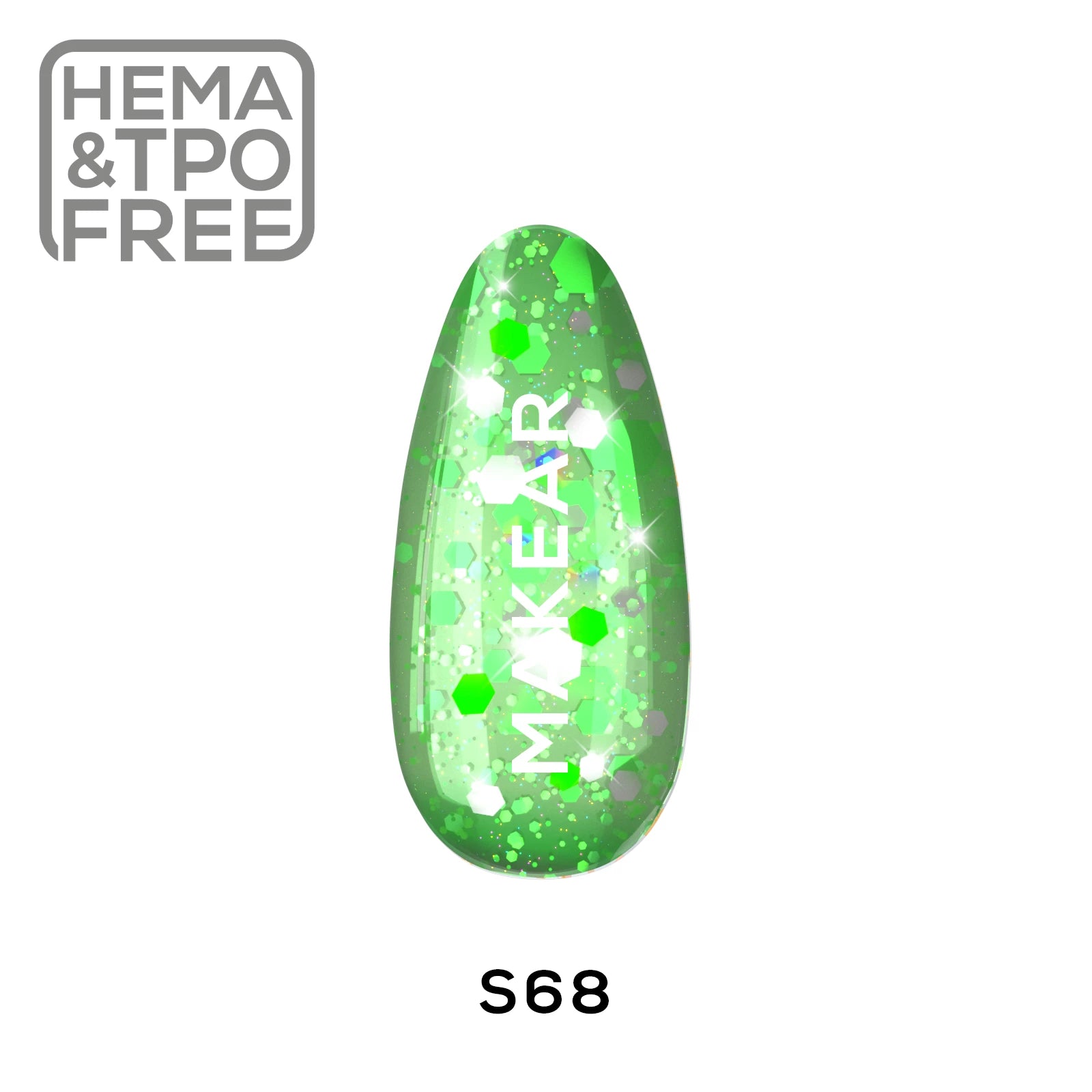Gelpolish - S68 MAKEAR-Gelpolish-MAKEAR-NR Kosmetik