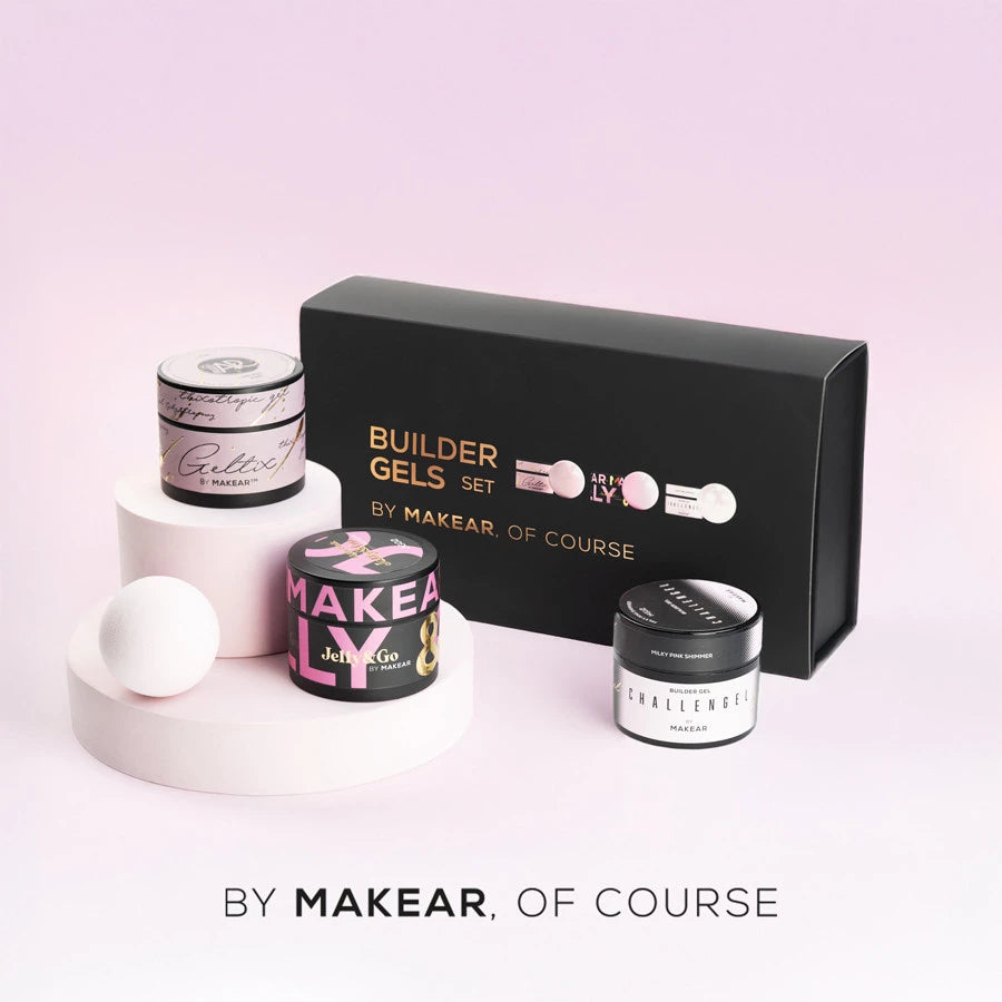MAKEAR Builder Gel Sæt 3x15ml-Gele-MAKEAR-NR Kosmetik