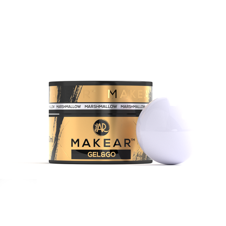 Gel & Go GG02 - Marshmallow-uv gel opbygning-MAKEAR-50 ml-NR Kosmetik