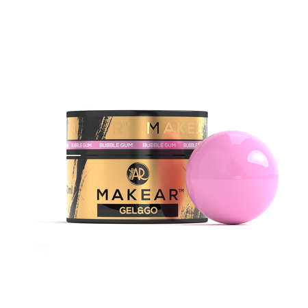 Gel & Go GG06 - Bubble Gum-uv gel opbygning-MAKEAR-50 ml-NR Kosmetik