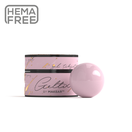 Geltix GT02 - Secret Pink-uv gel opbygning-MAKEAR-50 ml-NR Kosmetik