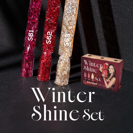 MAKEAR Winter Shine Sæt-Gelpolish-MAKEAR-NR Kosmetik