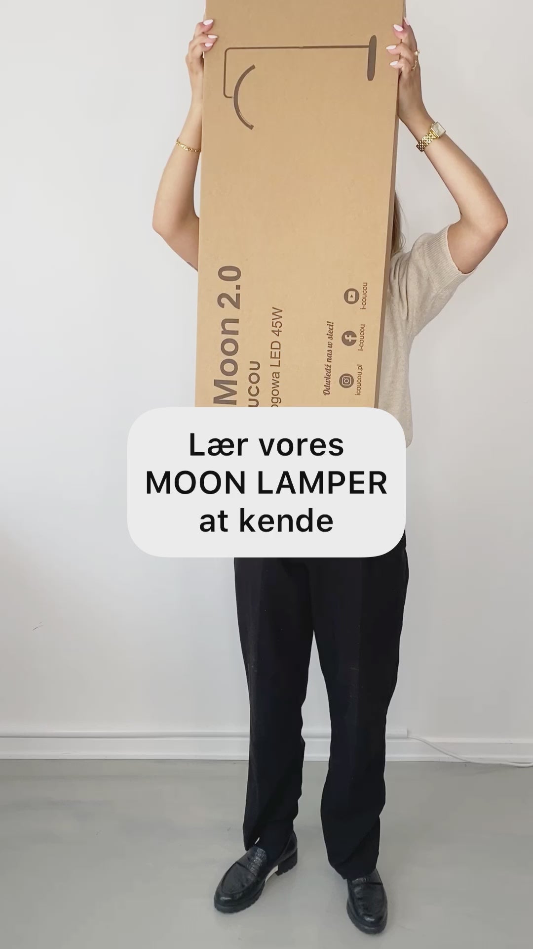 MOON Light med Sten POOL III - Hvid-LED Lampe-I-Coucou-NR Kosmetik