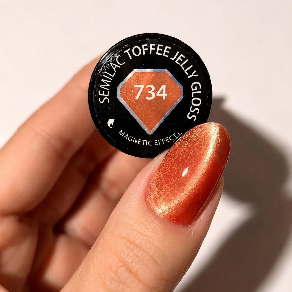 Gelpolish 734 Toffee Jelly Gloss 7 ml 