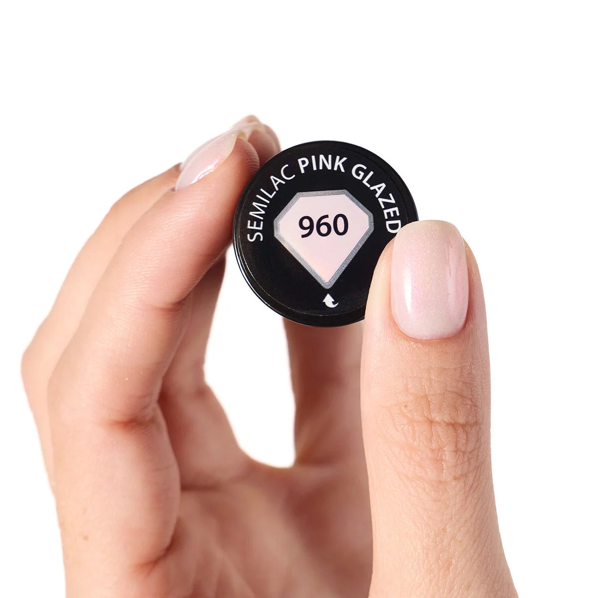 UV Hybrid 960 Pink Glazed 7 ml-Gelpolish-Semilac-NR Kosmetik
