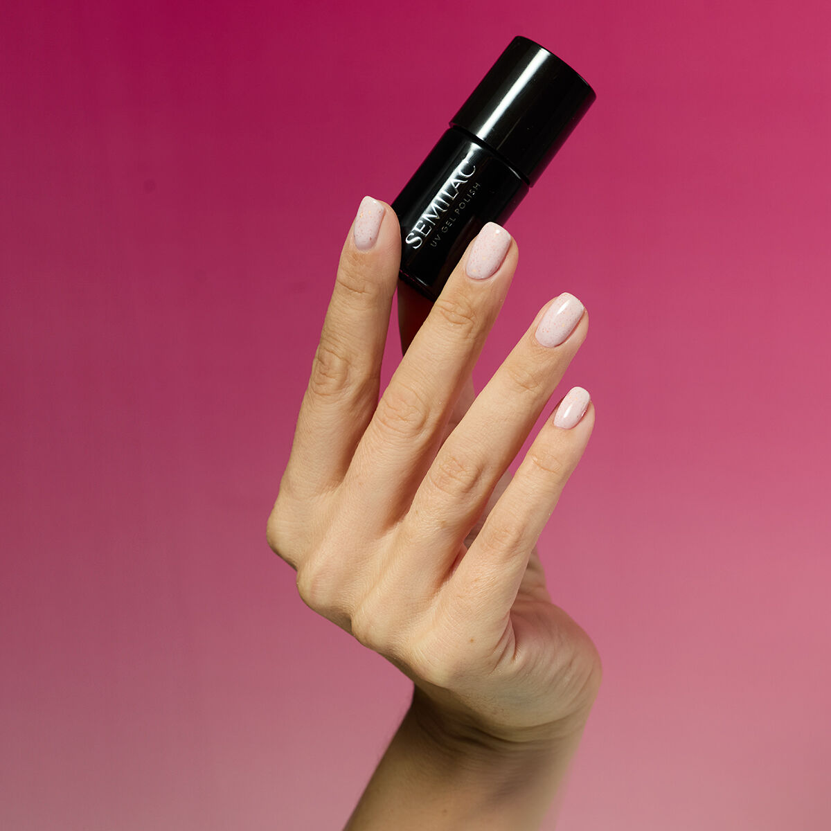 UV Hybrid 963 Rose Stracciatella 7 ml-Gelpolish-Semilac-NR Kosmetik