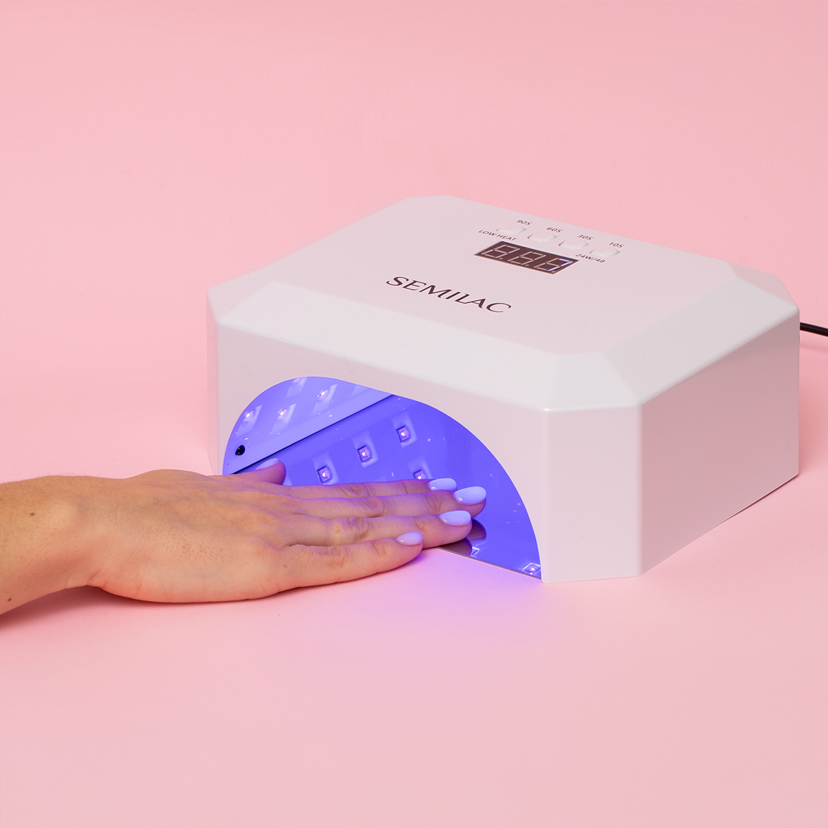 Lampe UV LED 24/48W Hvid Diamond-Lampe-Semilac-NR Kosmetik