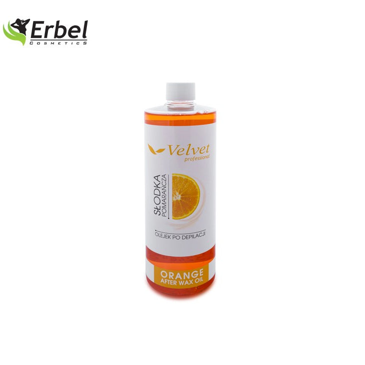 Velvet After Wax Oil - Orange - 500 ml-voks tilbehør-VELVET-NR Kosmetik