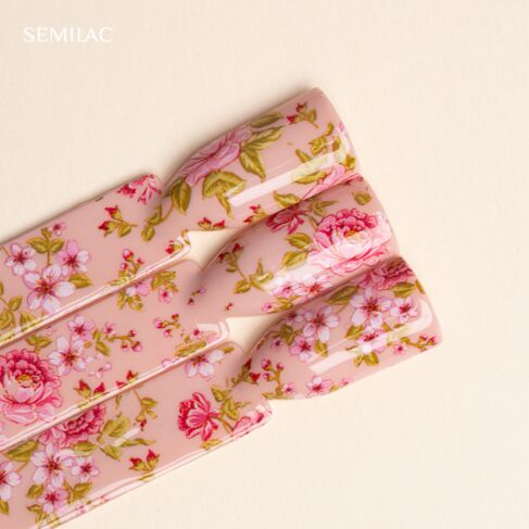 Semilac Transfer Foil Blooming Flowers 34-Folie-Semilac-NR Kosmetik