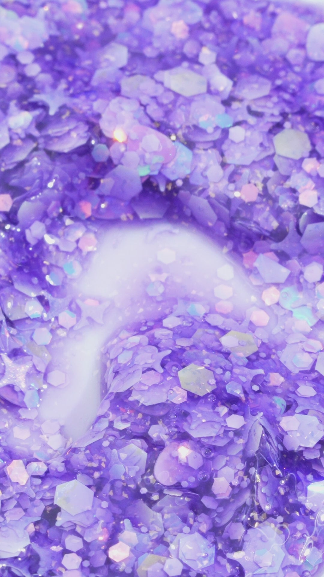 Fantastisk glimmer lilla gelpolish fra Inveray hos NR Kosmetik