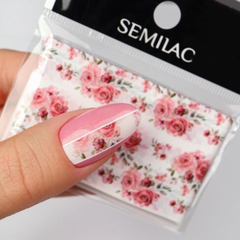 Semilac Transfer Foil Flowers 27-Folie-Semilac-NR Kosmetik