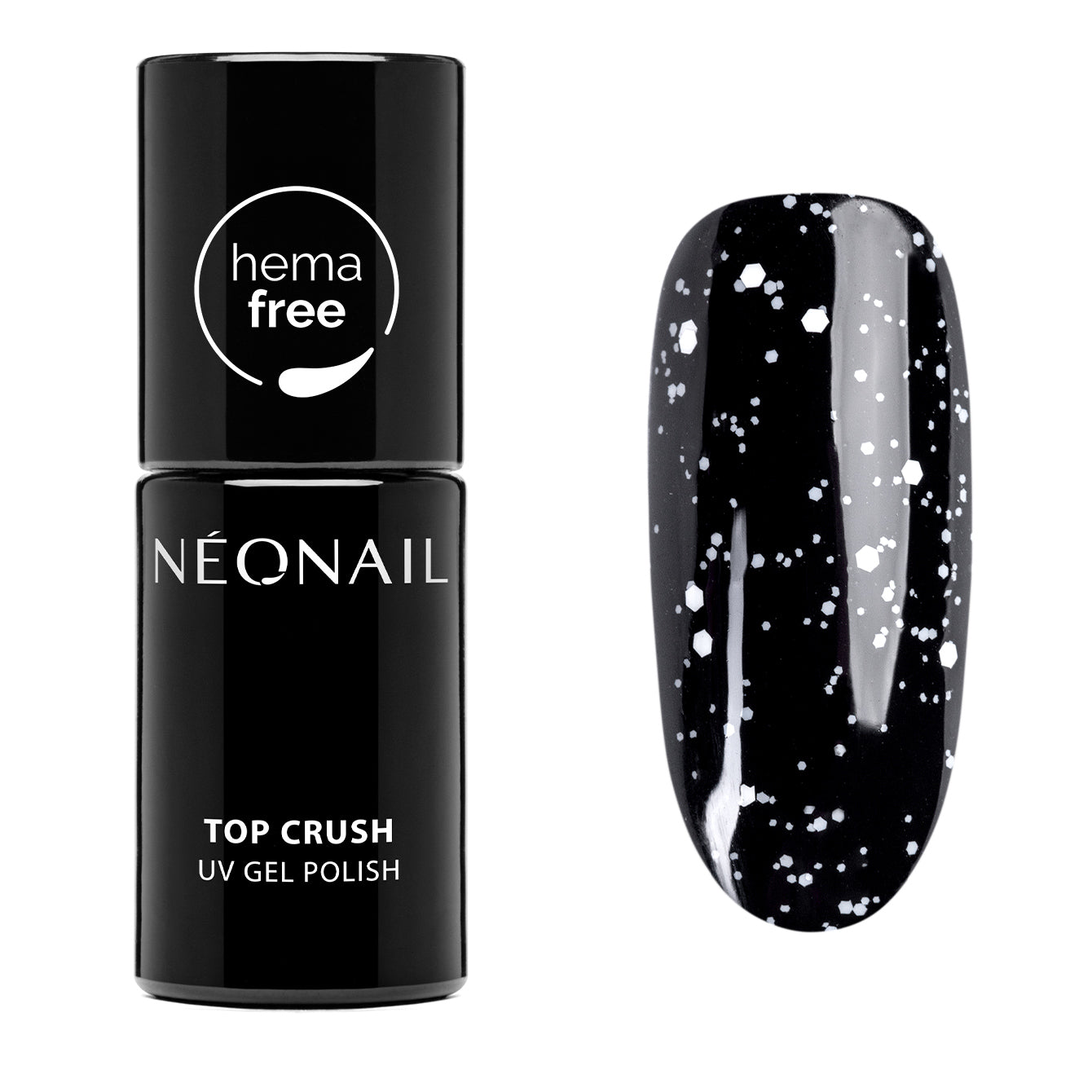 Top Crush White Gloss - No Wipe 9836-7 - 7,2 ml-UV Hybrid TOP/BASE-NeoNail-NR Kosmetik