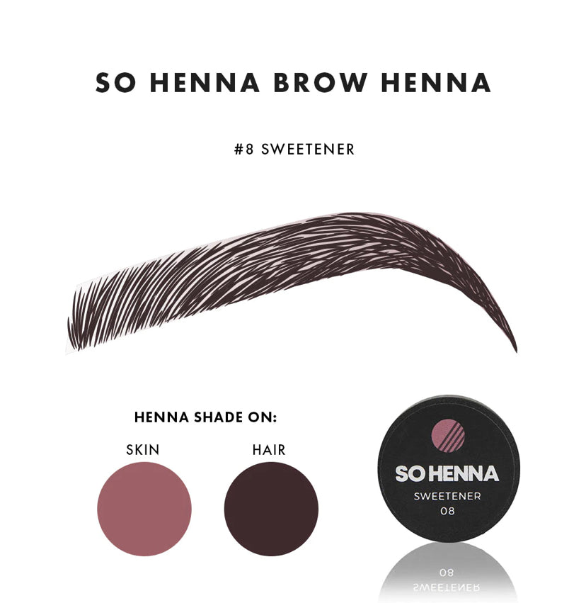 Brow Henna Color - 08 Sweetener-Henna-So Henna-NR Kosmetik