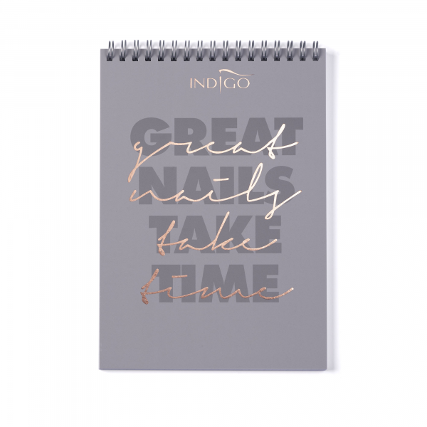 Notesbog Med Citat-Brand accessories-Indigo-NR Kosmetik