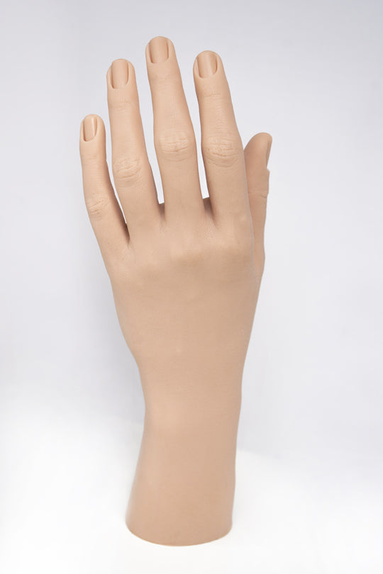 Øvehånd i silikone Hel hånd - ANAIS (Ensfarvet)-Øvehånd-Aleana-Winter-Right-Flexible-NR Kosmetik