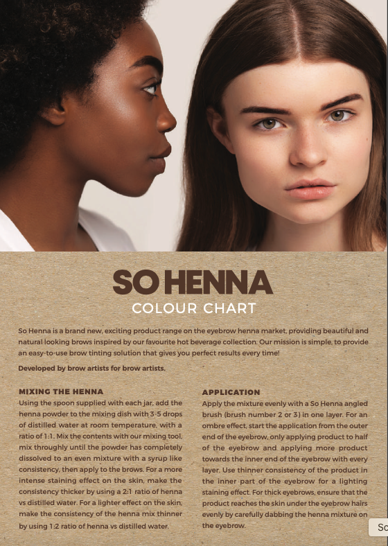 Brow Henna Color - 03 Cold Brew Latte-Henna-So Henna-NR Kosmetik